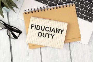 Notepad labeled fiduciary duty representing plan sponsor responsibilities