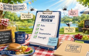 Flies buzzing around a picnic representing fiduciary myths that need to stay debunked